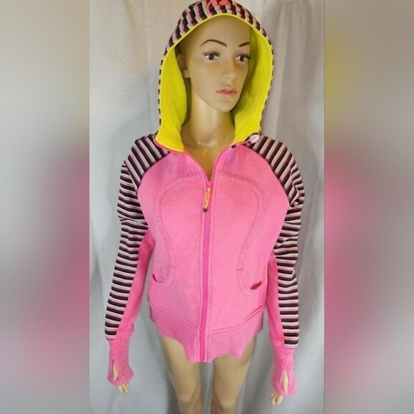 Lululemon | Hoodie | XS | Pink and Yellow | Women - Picture 1 of 9